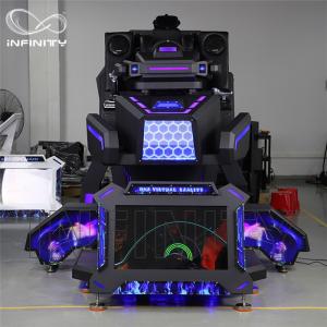 China 1 Person 9D VR Simulator Terninator Racing Car Virtual Arcade Games Machines on sale