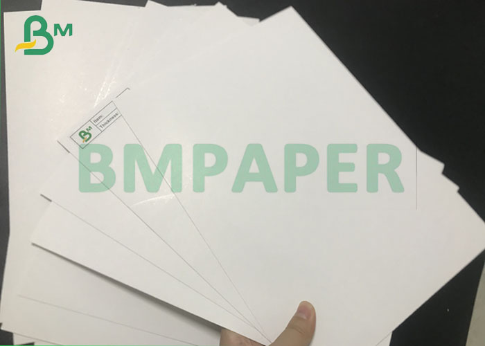 High Bulk Bleached C1S Art Paper 295gsm 325gsm SBS 1 SIDE Board 635 * 965mm