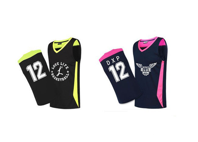 Mesh Fabric Sport Uniform Shirts Sleeveless Design Unrestrained Soft Feeling For Adults