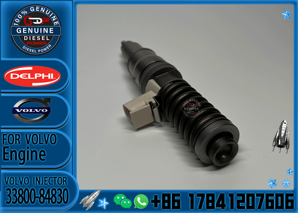 Electronic Injector BEBE4D21001 33800-84830 Injector E3 Nozzle L217PBC for for Volvo Mack H Engine for H YUNDAI Euro III Truck