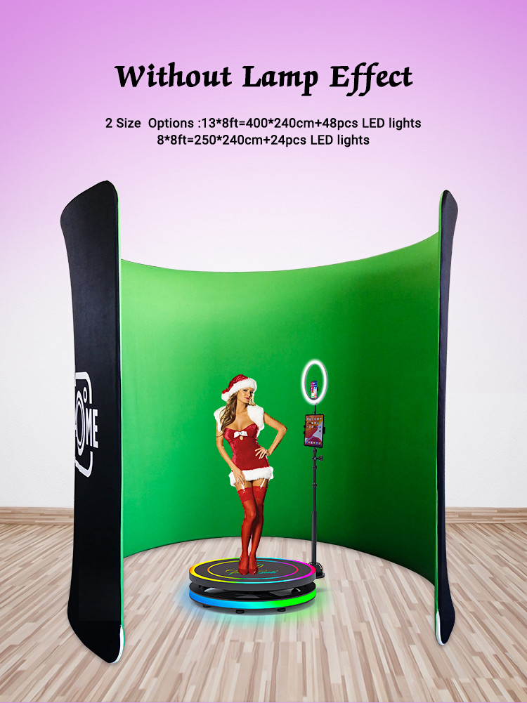 Vogue Led Photo Backdrop 360 Photo Booth Led Video Backdrop Green Screen