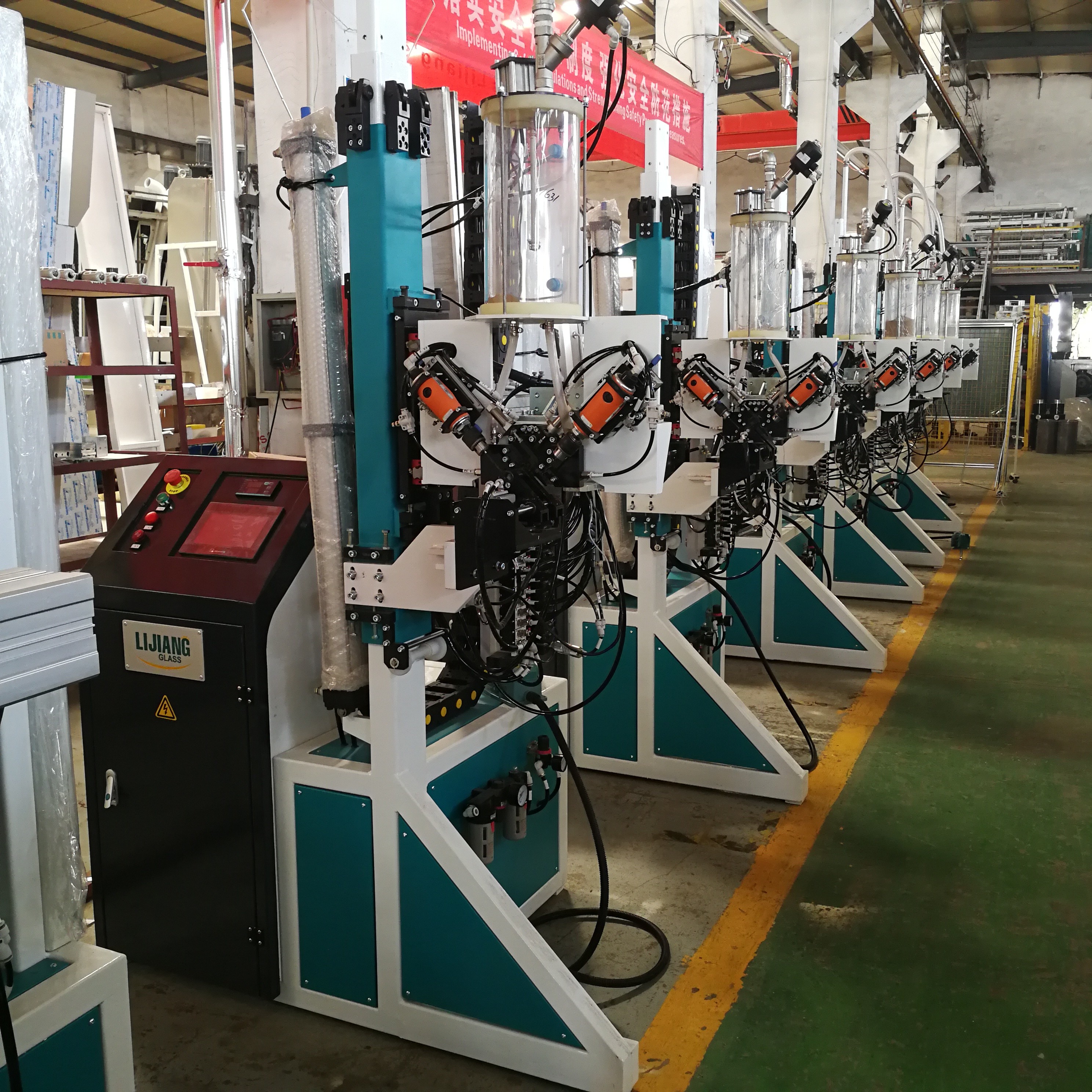 0.65MPA Double Glazing Glass Desiccant Filling Machine