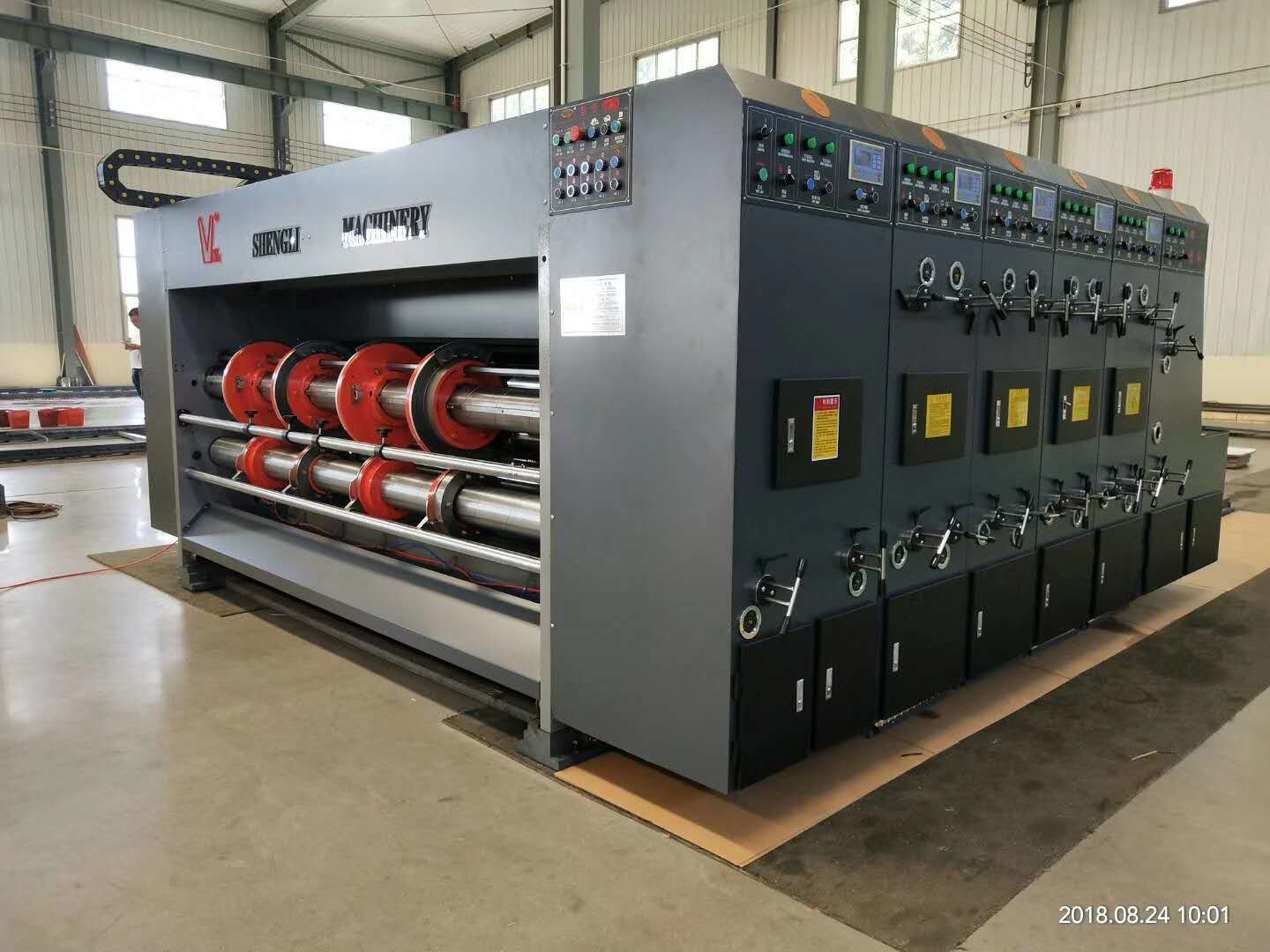 Computerized 3 Flexo Printer Slotter Die Cutter For Corrugated Carton Printing