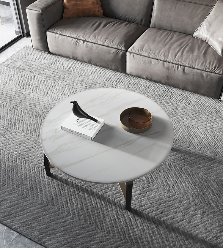 Minimalism Round Rock Coffee Table