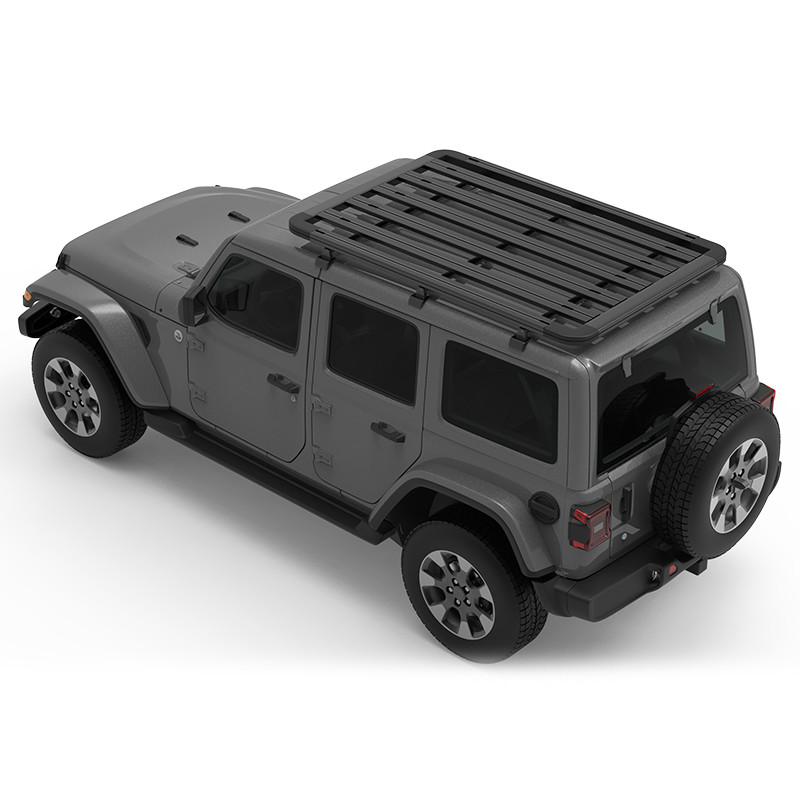 Black Aluminum Range Rover Roof Rack Storage Cargo Rack 1.2mX1m