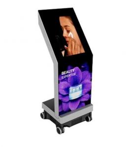 Buy cheap Movable 21.5 Inch Touching Floor Standing Digital Signage With Calendar Exhibition Booth product