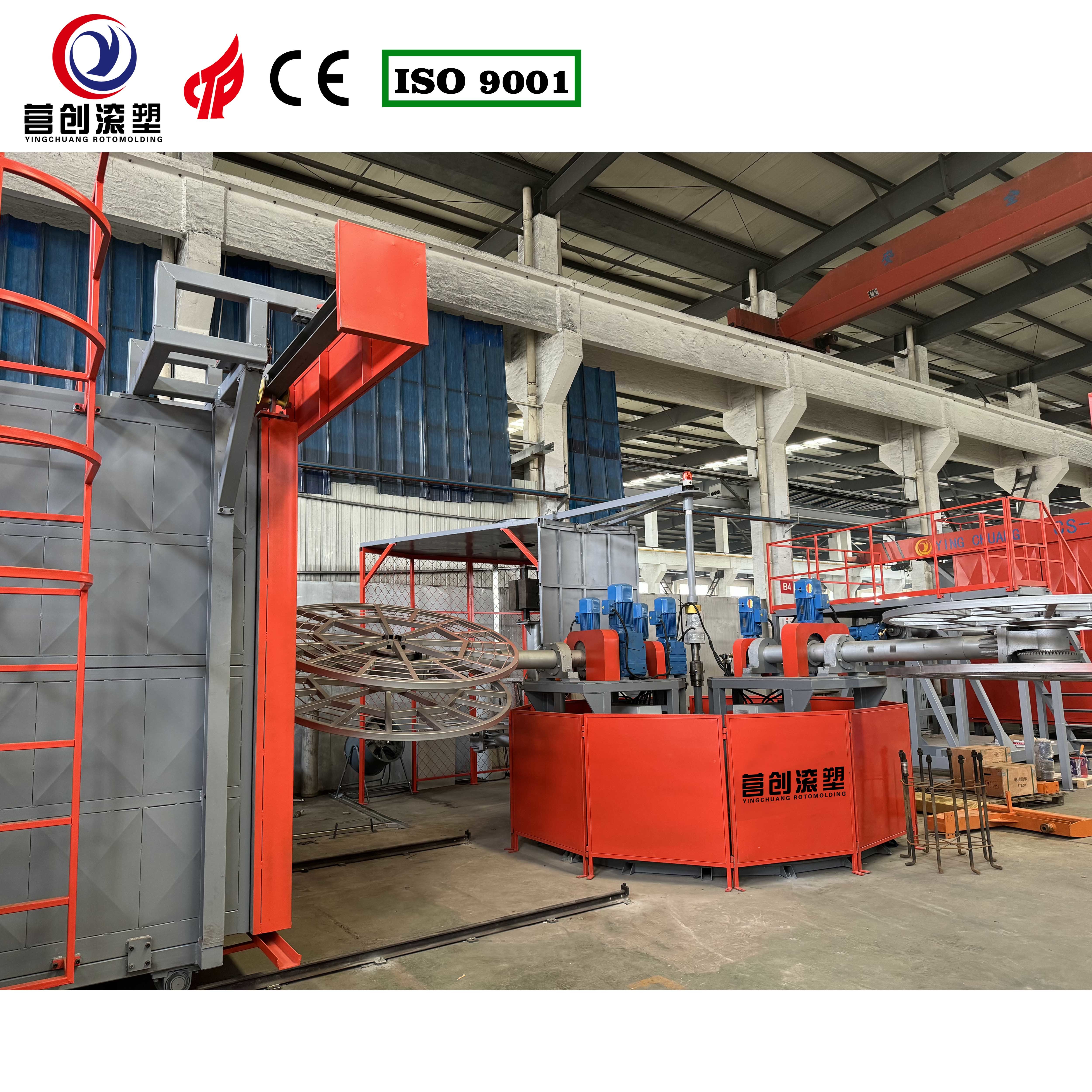High Temperature Electric Heating Rotational Molding Equipment for 220V/380V/440V Voltage Applications