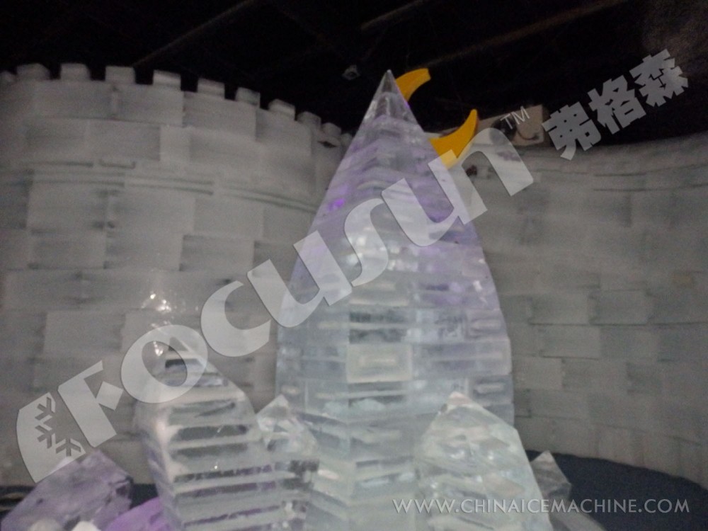 Focusun FAS-650G Artificial Snow Ice Falling Making Machine for Scenery Ice Shape