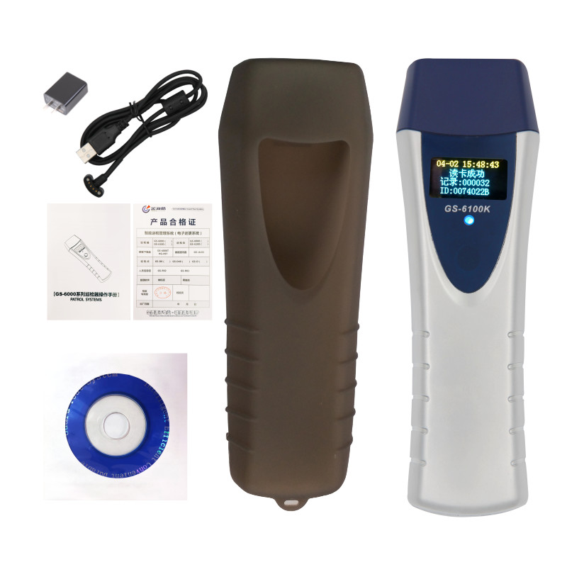 OLED Induction Guard Tour Patrol System Reader For Checkpoint Tag