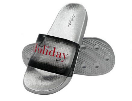 Summer Jelly Slippers Womens White Slide PVC Lining