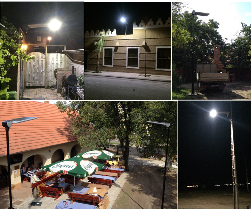 5 years integrated solar all in one street light Garden Led Solar Street Light 15W-60W