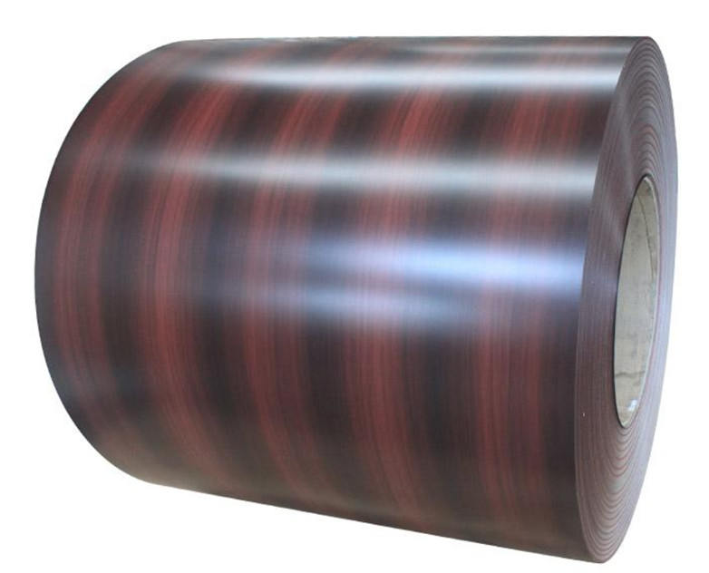 PVDF Coil Coating Color Coated Aluminum Coil Wood Grain 5052 5754 8011