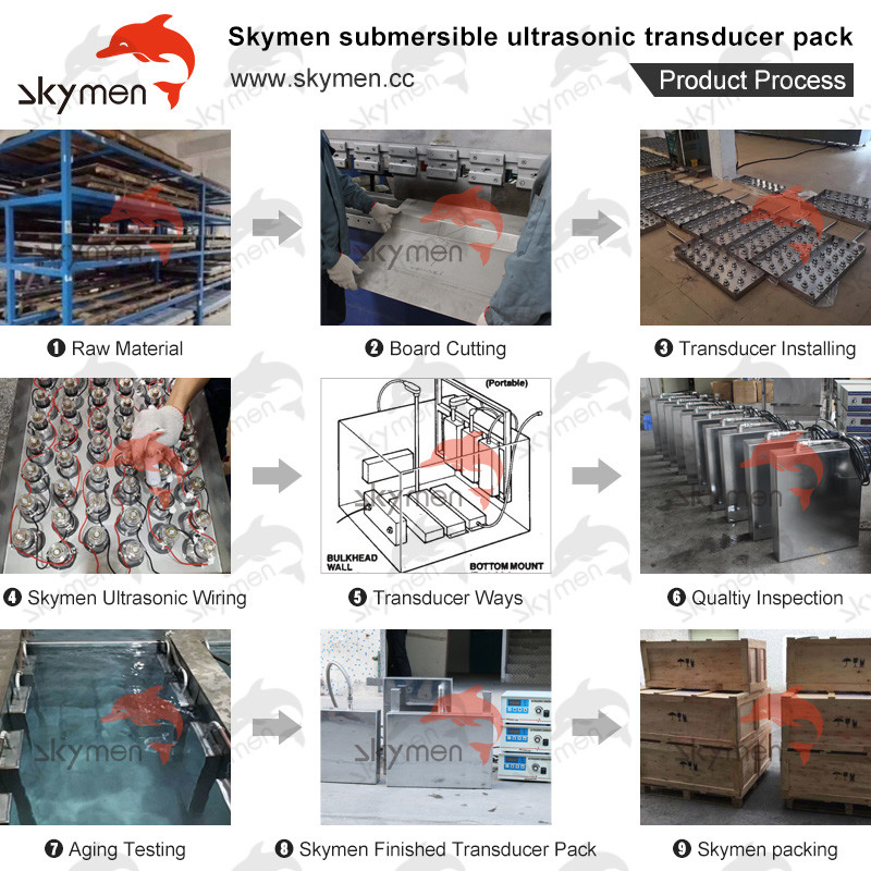 300W SUS Ultrasonic Immersible Transducer 40Khz For Injector Carbon Deposit