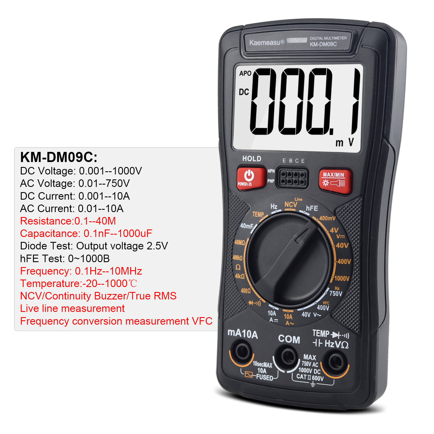 Electrician Professional Multimeter Voltage Meters Moultimetro Smart Digital Multimeters