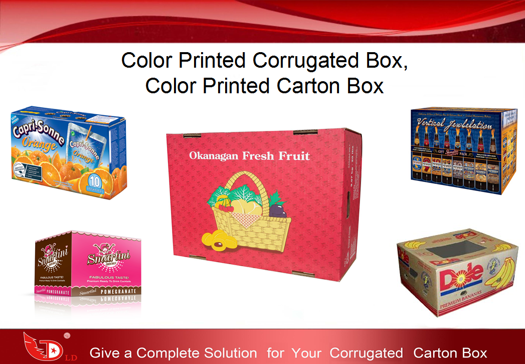 Color Printed Corrugated Box,Color Printed carton box