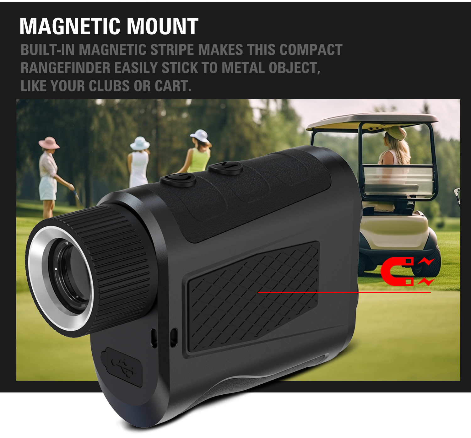 Sport Laser Rangefinders 195g H Telescope for Golf Slope Function 1500m Long Distance Range