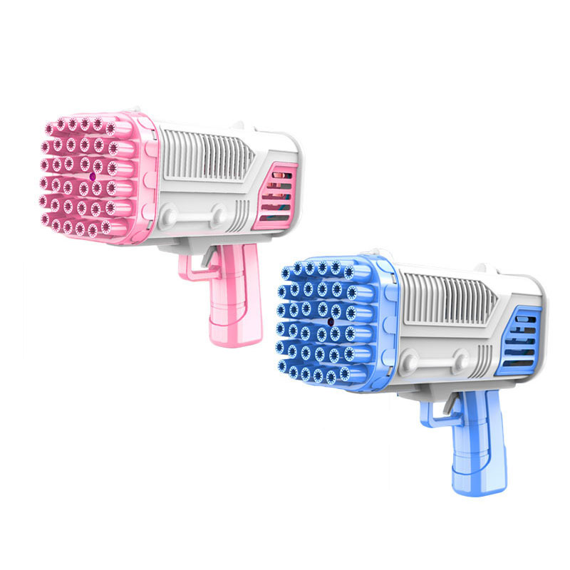 36 Hole Bubble Gun Rocket Launcher Colorful Lights for Children Age Range 2 to 4 Years