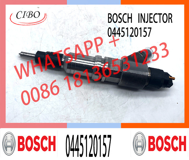Diesel Injector 0445120157 Common Rail Sprayer 0 445 120 157 Nozzle 0445 120 157 For SAIC- HONGYAN 504255185