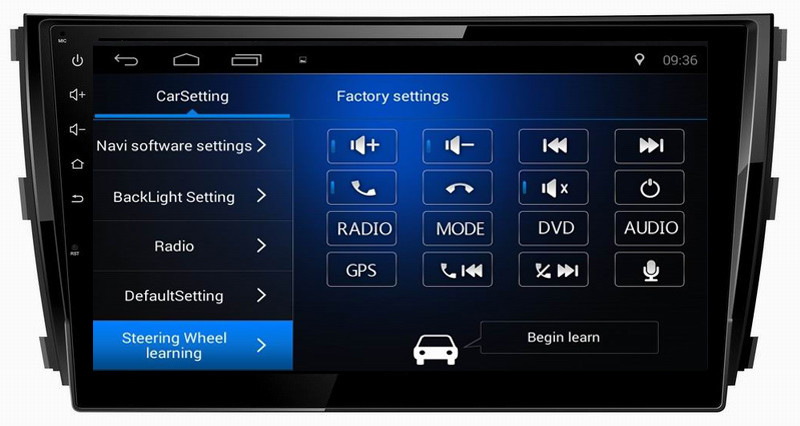 Ouchuangbo car gps head unit media system android 8.1 for Zotye T600 support USB SWC AUX wifi 2+32
