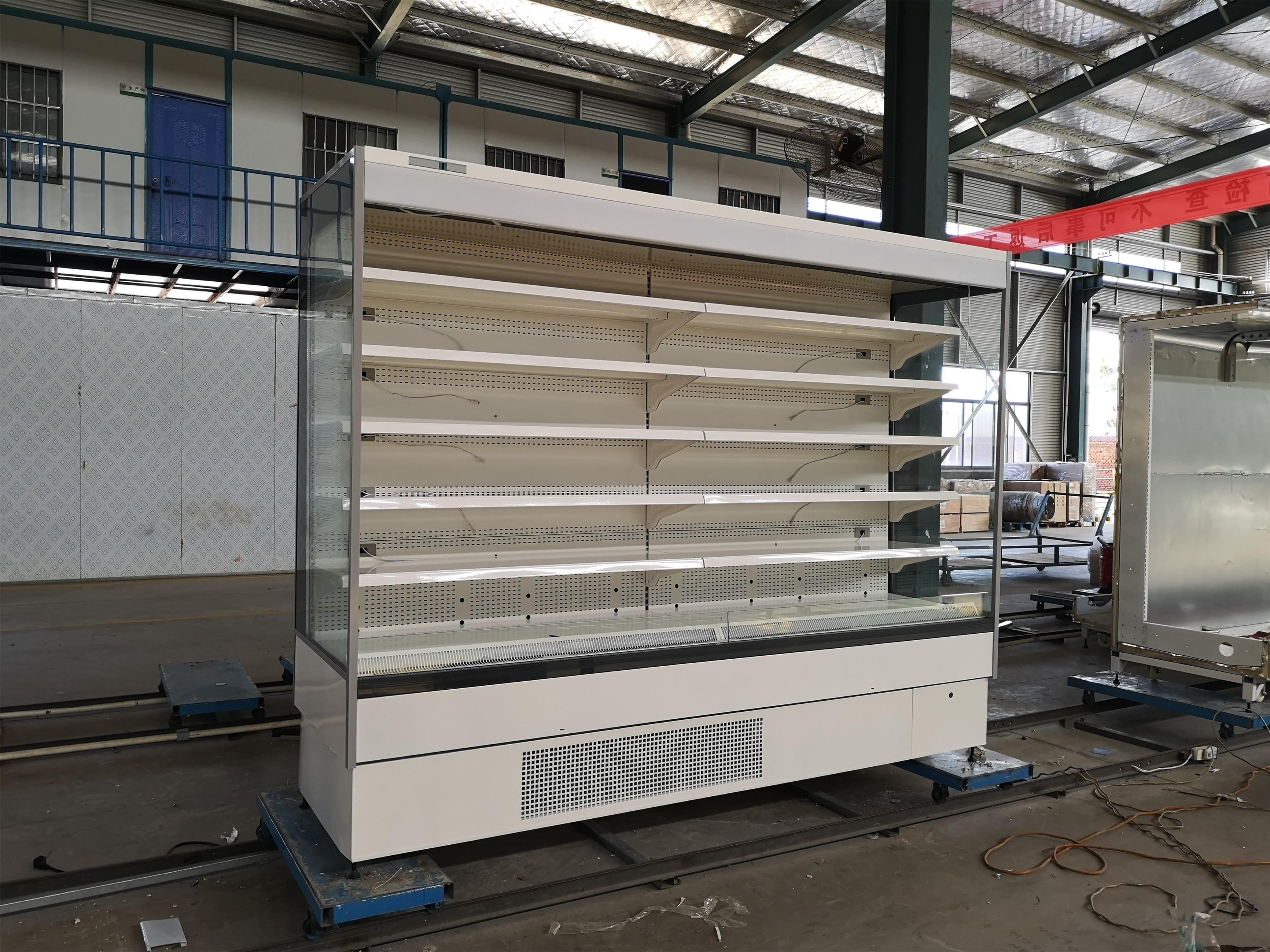 China open display fridge companies Upright Beverage Open Air Refrigerated Display Cases