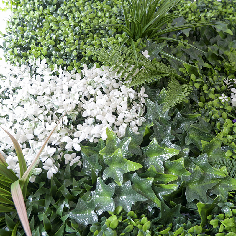 Vertical Garden Home Backdrop Panel Outdoor Decor Faux Plastic Grass Plant