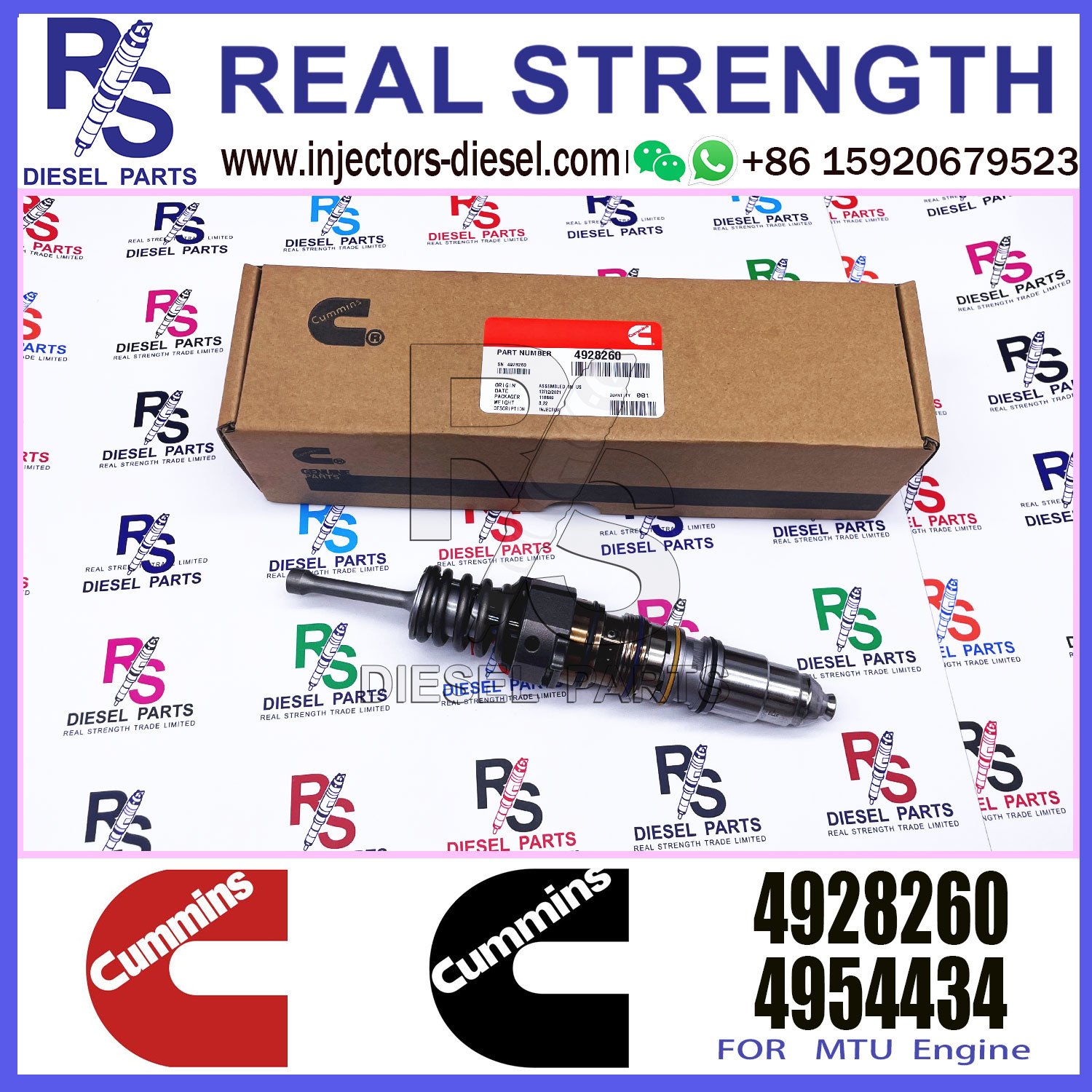 QSX15 ISX15 X15 diesel pump engine common rail fuel injector 4010346 4062569 4088301 4088725 4928260