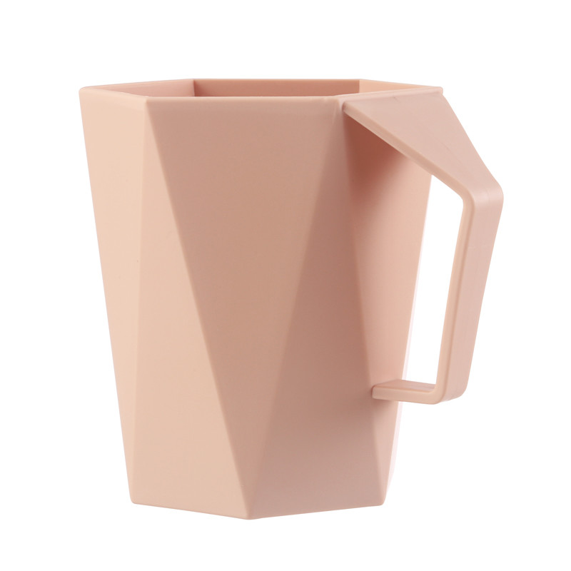 Simple Style Bathroom Gargle Cups Geometric Pattern For Couples