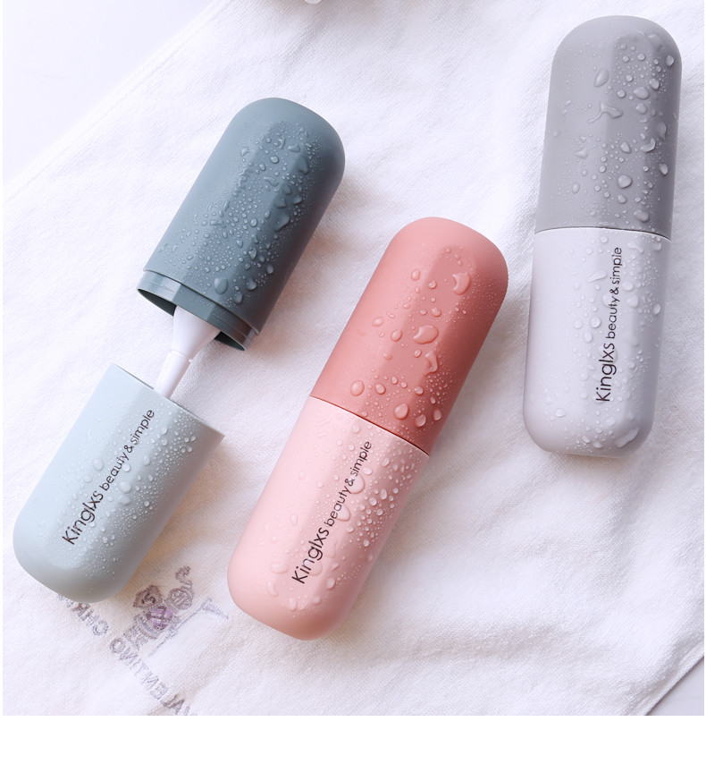 Travel Toothbrush Holder Case Or Kit Set Pack With Cover