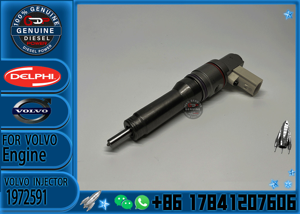 Genuine Original Diesel Fuel Injection Common Rail F2P Euro 6 DAF Smart Injector 1972591 BEBJ1D00003 for Paccar MX13 US13