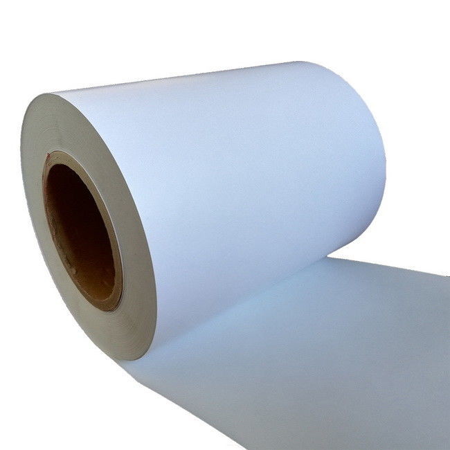 80g White Glassine Liner Direct Thermal Labels With Hot Melt Glue