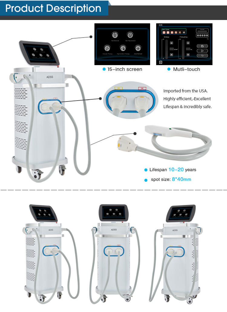 CE DPL Laser Machine Skin Rejuvenation Acne Pigmentation Treatment Machine