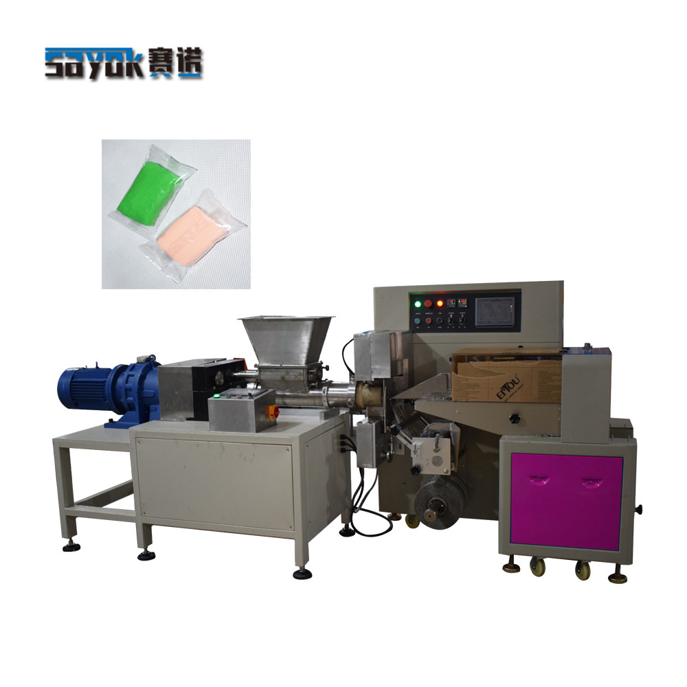 Automatic Plasticine Packaging Machine Extruder Packing Line Machine