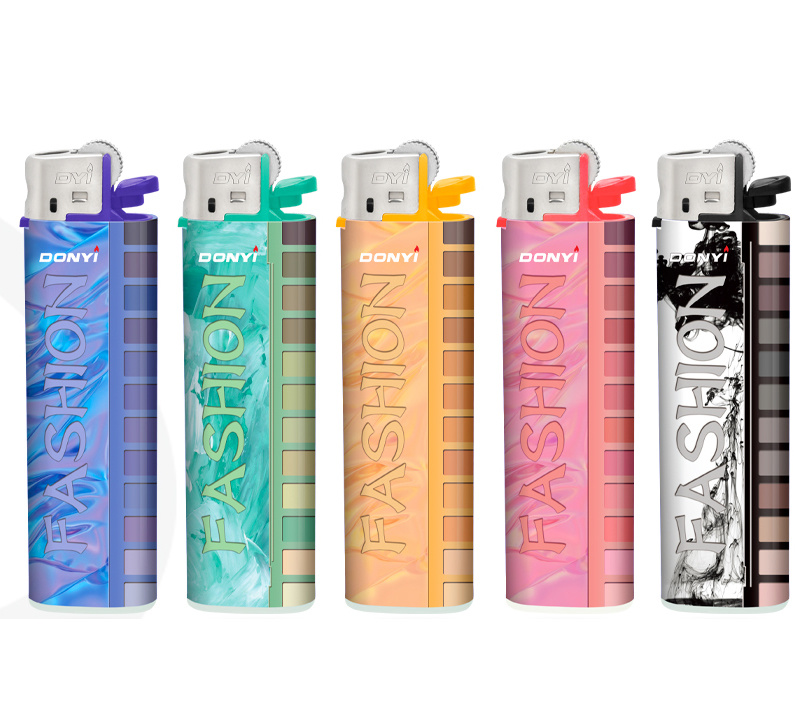 Flint Changeable Rechargeable Lighter Refillable Cigarettes Gas Lighter