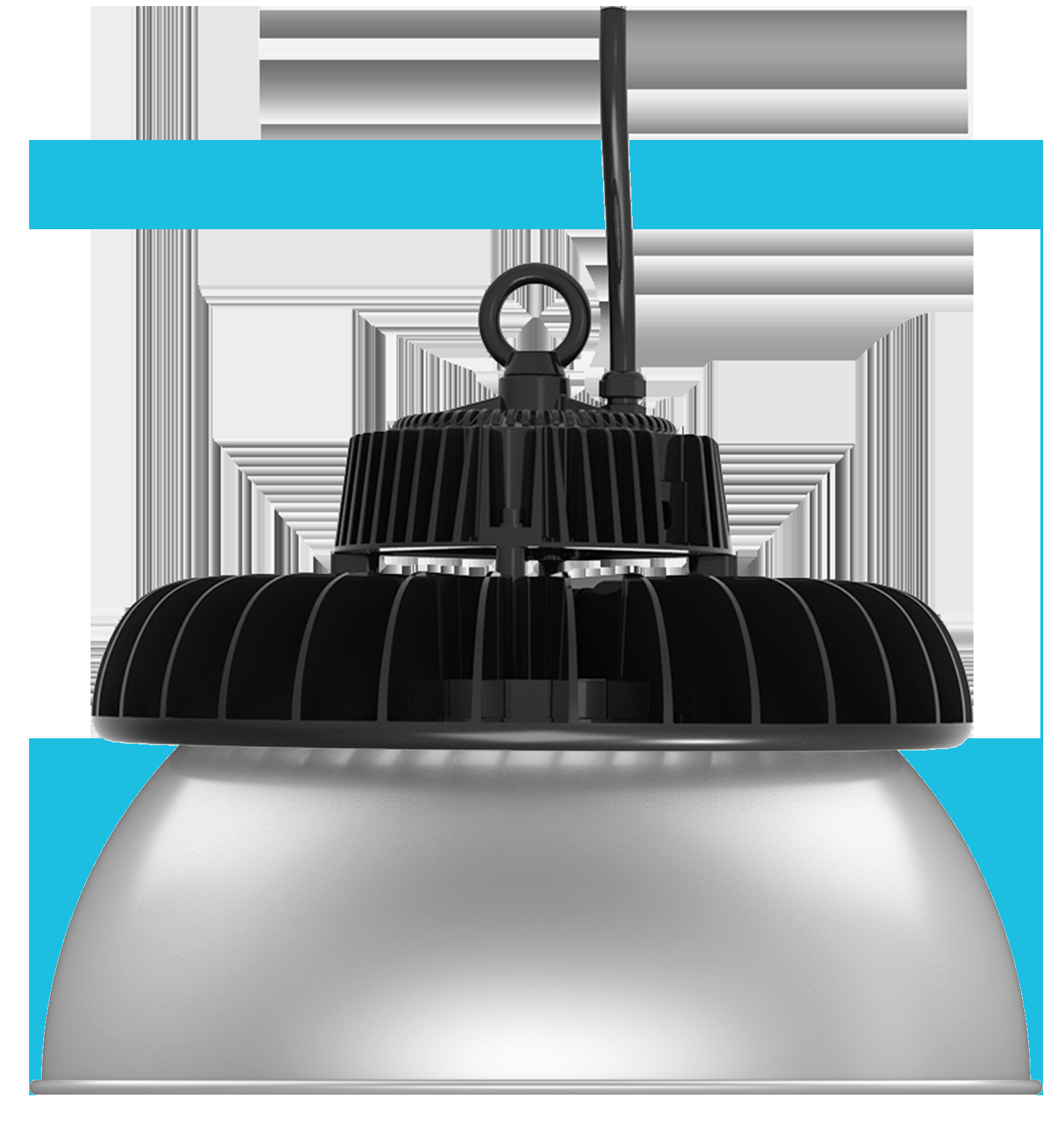 Ceiling Hanging UFO 150W Round LED High Bay Lights 5000K For Show Room