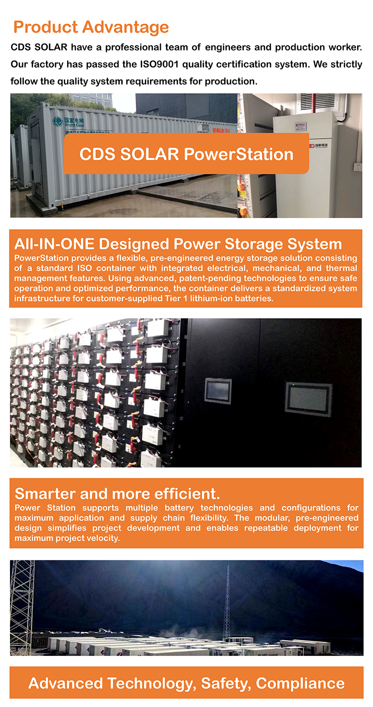 480vac 100 Kw Solar Plant Solar Power Plant Battery Storage Environmental Protection