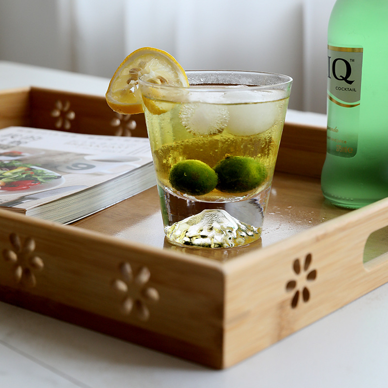 Customized Large Bamboo Platter Serving Dessert Rectangular Tray
