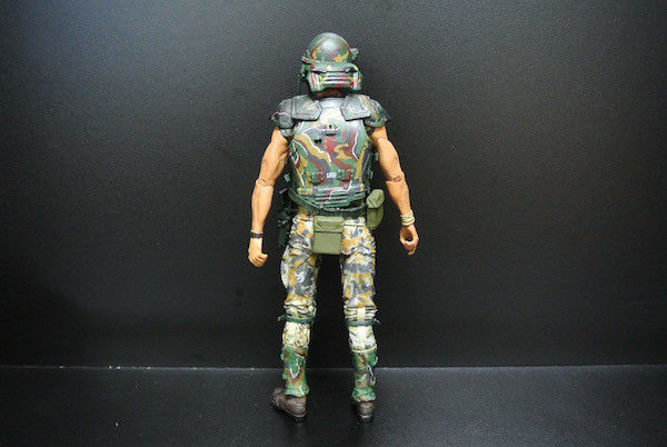 Camouflage Soldier Action Figures , Army Action Figures With Screaming Face