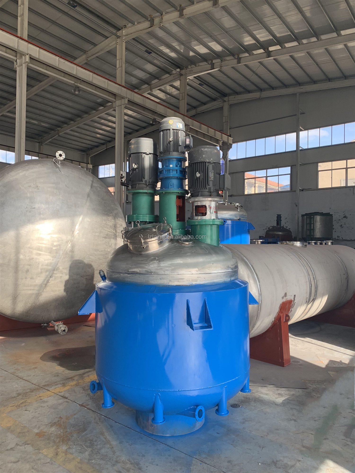 200L Vertical Hotmelt Adhesive Reactor for Grease and Chemical Alkyd Resin Production