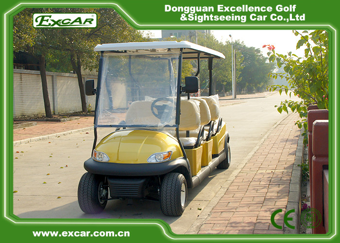 Excar 6 Seats Sightseeing Bus Hunting Club Golf Cart Electric Golf Buggy