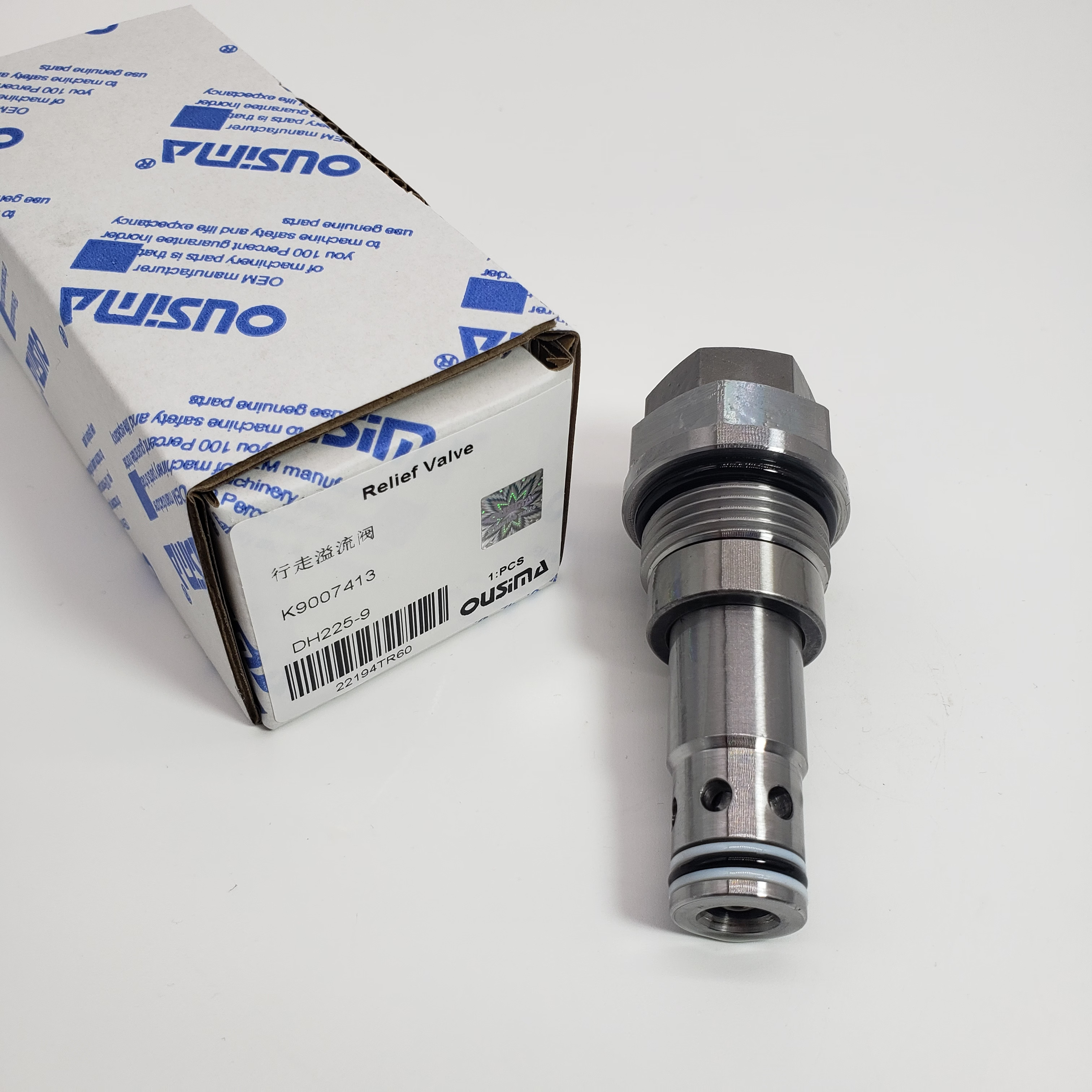 Travel Motor Relief Valve K9007413 For Excavator Doosan DX225-9