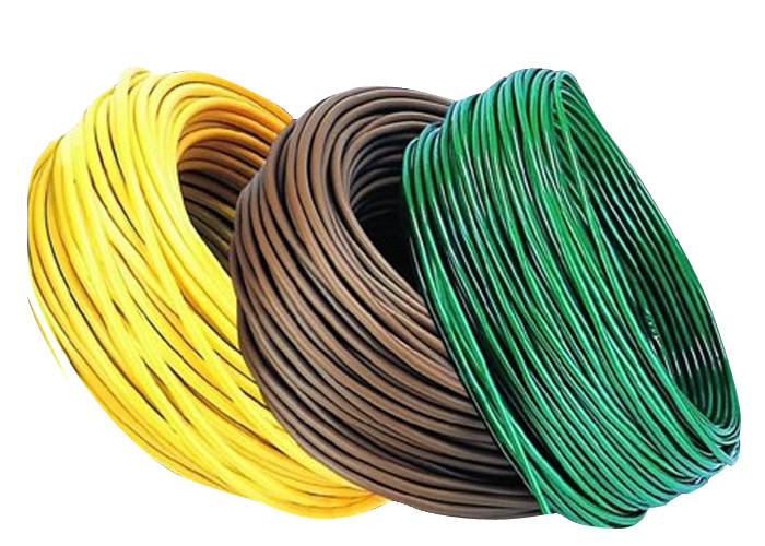 Colored Single Wire Cable PVC Insulation Wire 70℃ Max Conductor Temperature