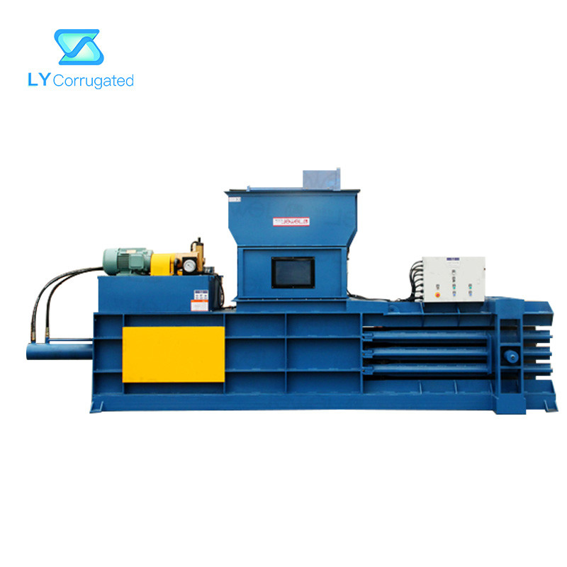 Recyclable Carton Packing Machine , 400-500kg/M3 Automatic Horizontal Baler