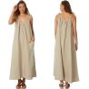 Buy cheap Women 100% Linen Old Fashion Maxi Dress from wholesalers
