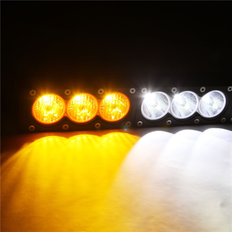 Cree Led light bar 2functions,white as driving light,amber as fog light DHCB-L150SDC
