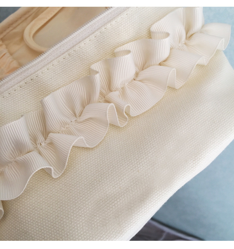 Blank Zipper Foldable Travel Canvas Custom Cosmetic Bag