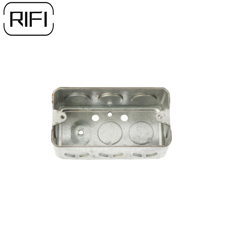 2x4 Square Steel Box One Gang Two Gang Electrical Conduit Fittings Outlet Box