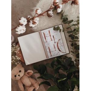 Hide Spiral Hardcover Notebook Printing Weekly Planner With 80 Sheets Inner