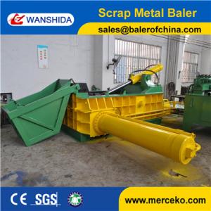China New Condition and Automatic Scrap metal baler diesel drive with hopper for recycling companies on sale