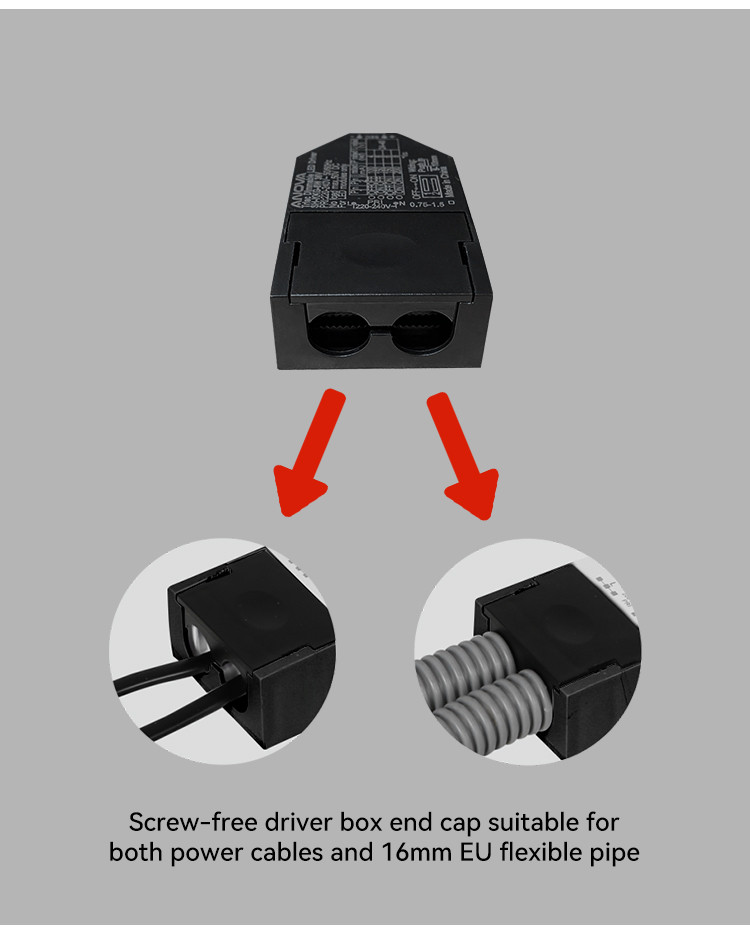 Flicker Free 0-100% Triac Dimming LED Driver Current Selectable