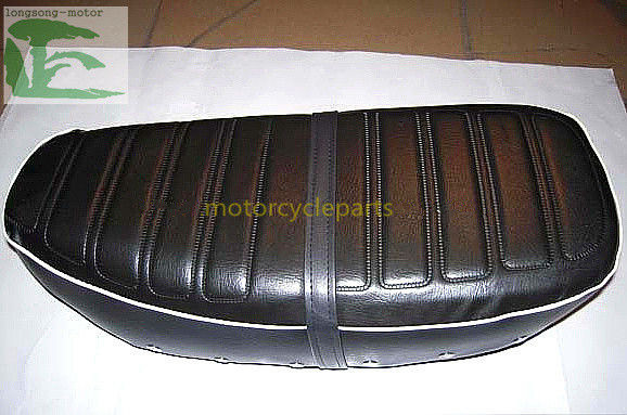 White ST70 driver seat Motorcycle Parts , Iron Steel Alloy Sponge